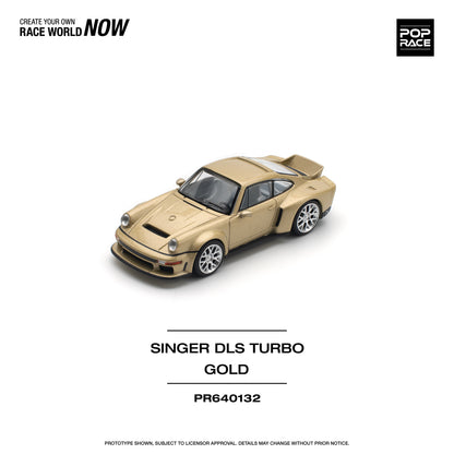 Pop Race - Singer DLS Turbo Study (Gold) - 1:64 Scale