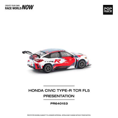 Pop Race - Honda Civic Type-R TCR FL5 Presentation - 1:64 Scale