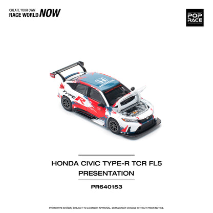Pop Race - Honda Civic Type-R TCR FL5 Presentation - 1:64 Scale