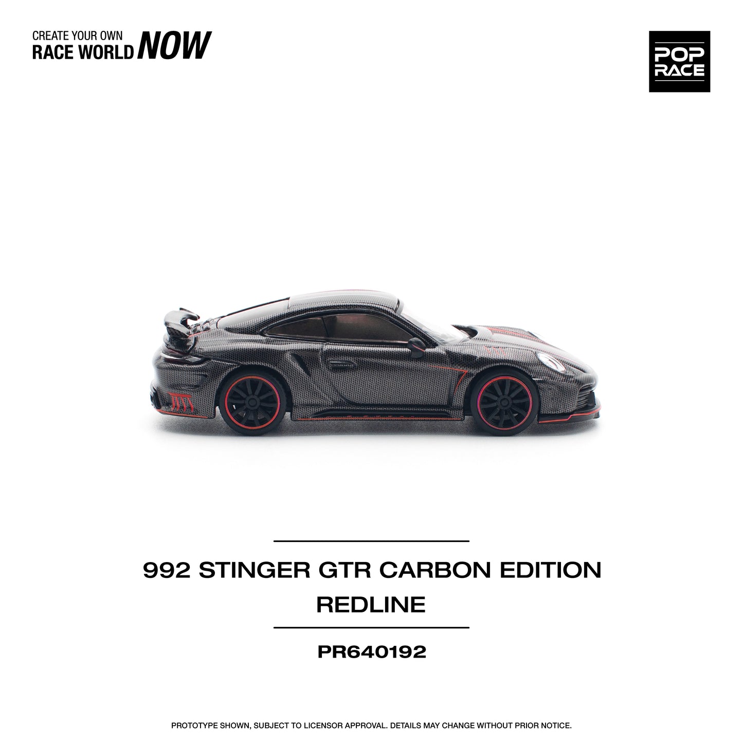 Pop Race - Porsche 992 Stinger GTR Carbon Edition Redline