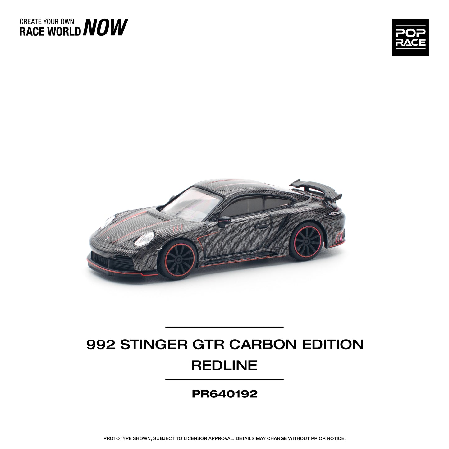 Pop Race - Porsche 992 Stinger GTR Carbon Edition Redline
