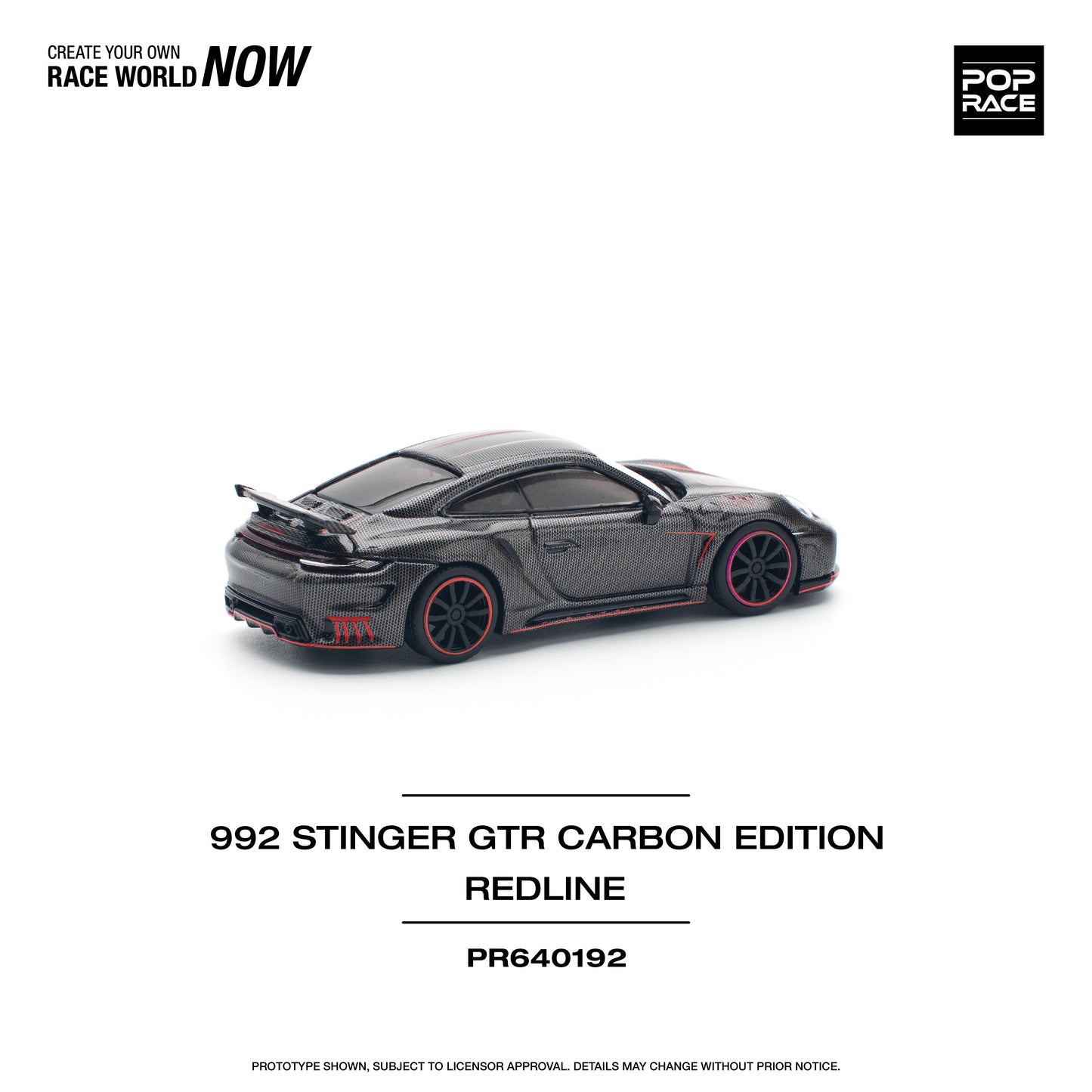 Pop Race - Porsche 992 Stinger GTR Carbon Edition Redline