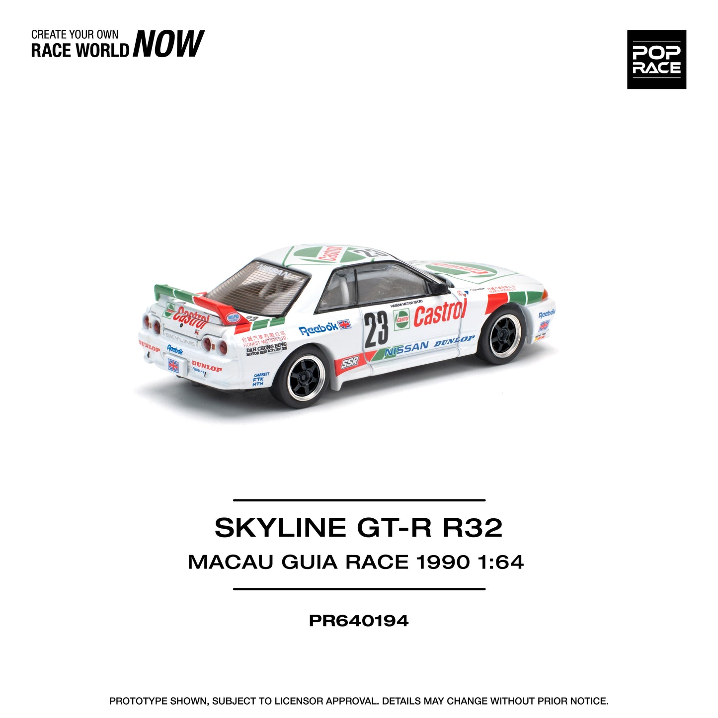 Pop Race - Nissan Skyline GT-R (R32) Macau Ghia Race 1990