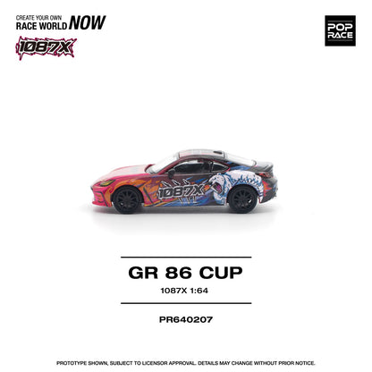 Pop Race - Toyota GR86 Cup '1087x' - 1:64 Scale