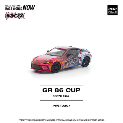Pop Race - Toyota GR86 Cup '1087x' - 1:64 Scale