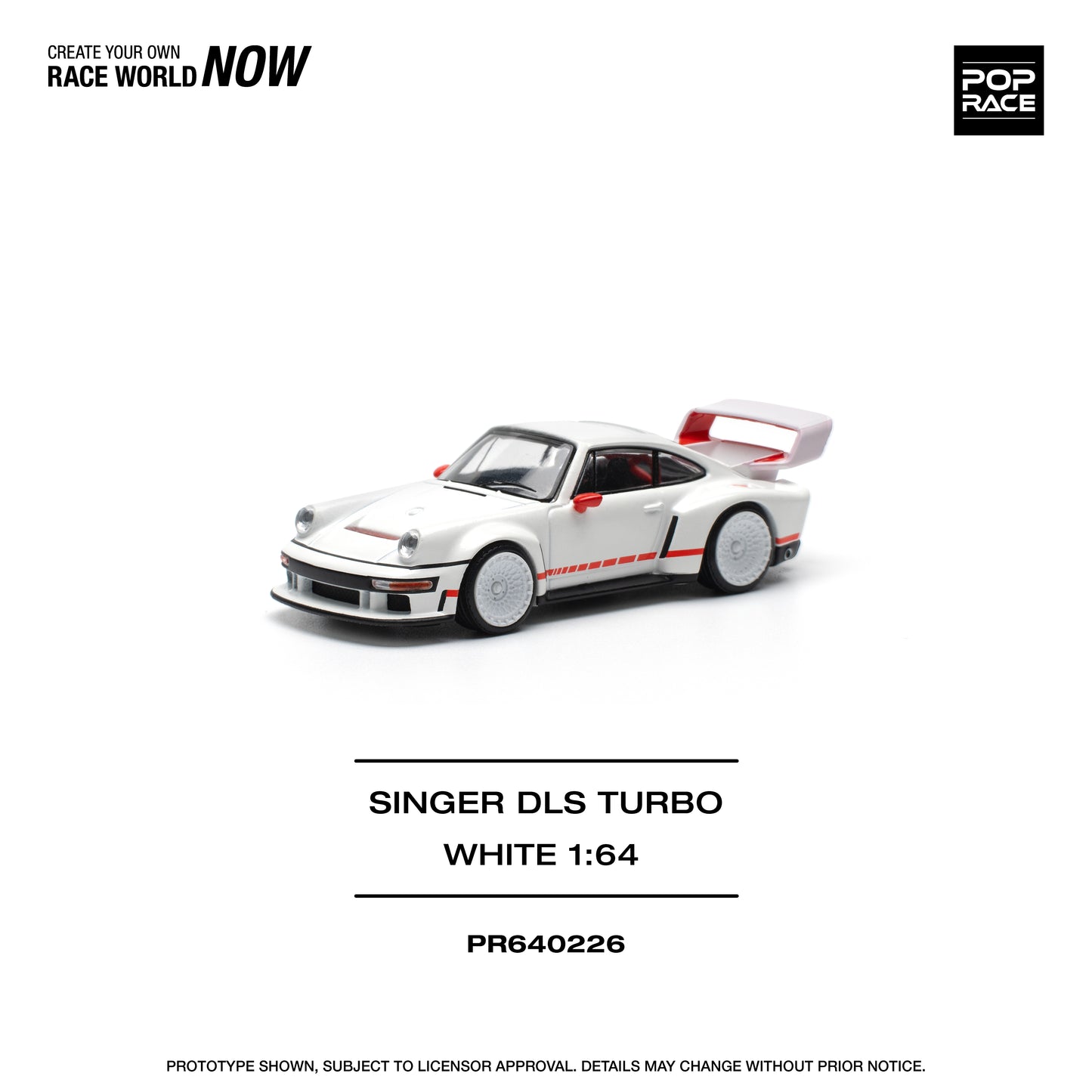 Pop Race - Porsche Singer DLS Turbo - 1:64 Scale
