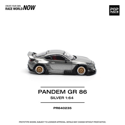 Pop Race - Pandem Toyota GR 86 (Silver)