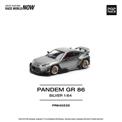 Pop Race - Pandem Toyota GR 86 (Silver)