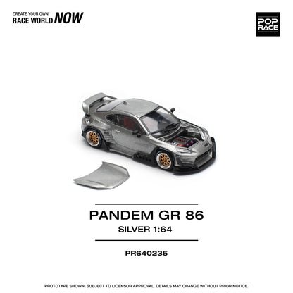 Pop Race - Pandem Toyota GR 86 (Silver)