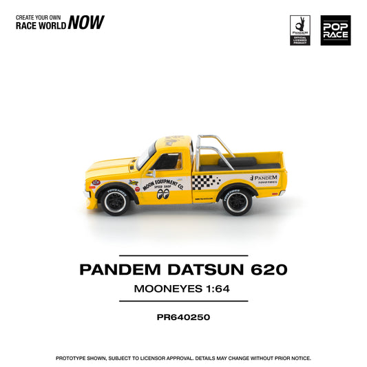 Pop Race - Pandem Datsun 620 'Mooneyes' (Yellow)