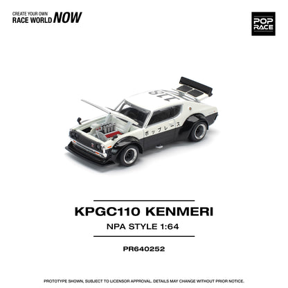 Pop Race - Nissan Skyline GT-R V8 Drift (KPGC110) Kenmeri NPA Style