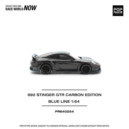 Pop Race - Porsche 992 Stinger GTR Carbon Edition Blueline