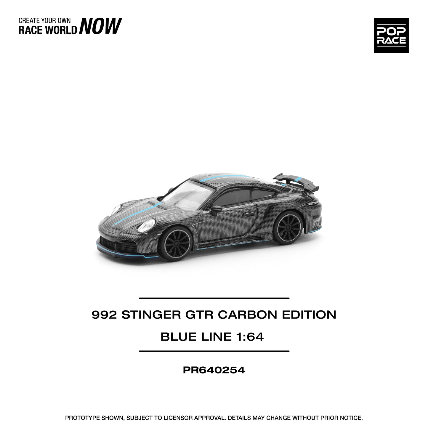 Pop Race - Porsche 992 Stinger GTR Carbon Edition Blueline