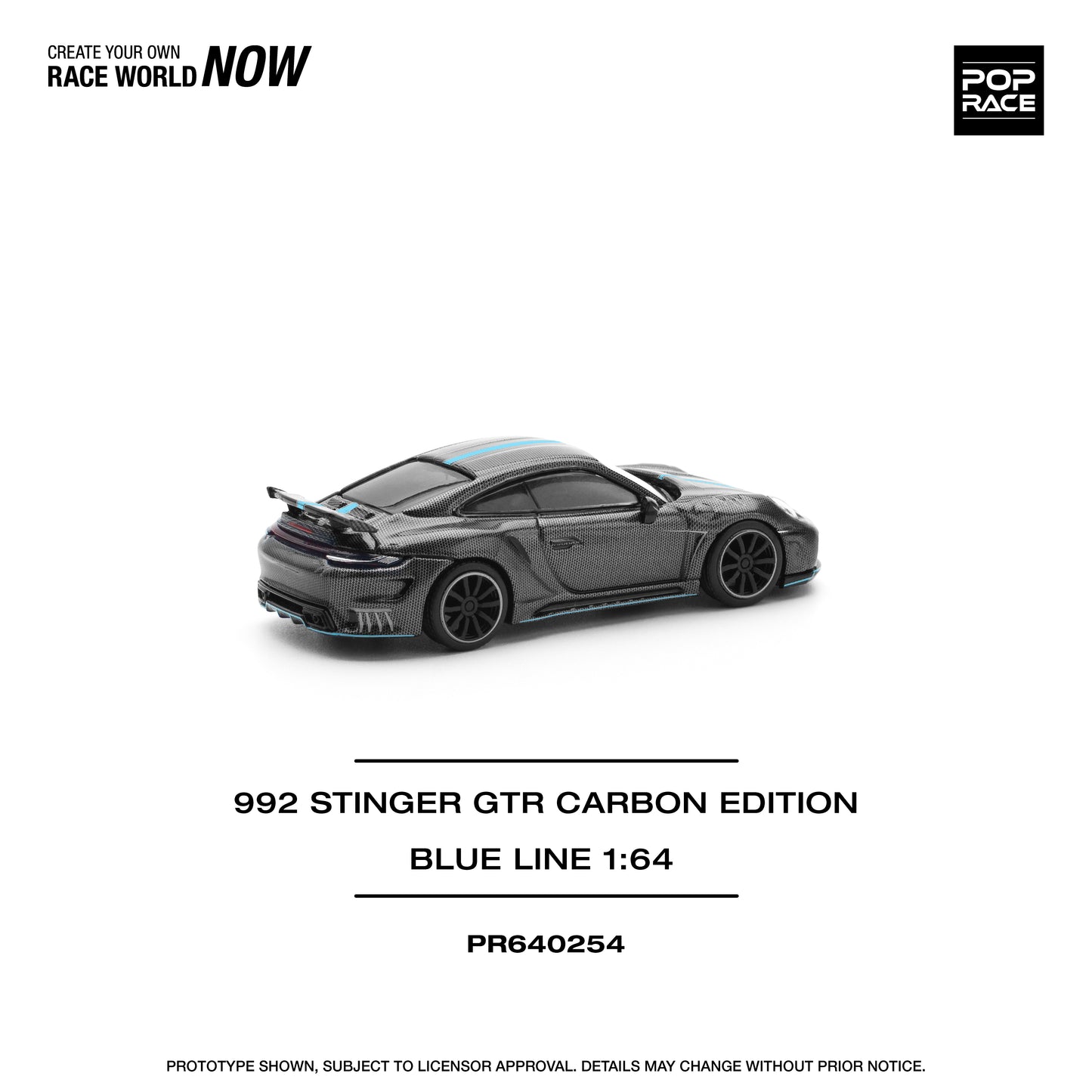 Pop Race - Porsche 992 Stinger GTR Carbon Edition Blueline