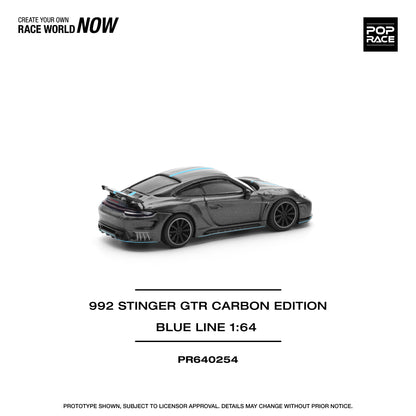 Pop Race - Porsche 992 Stinger GTR Carbon Edition Blueline