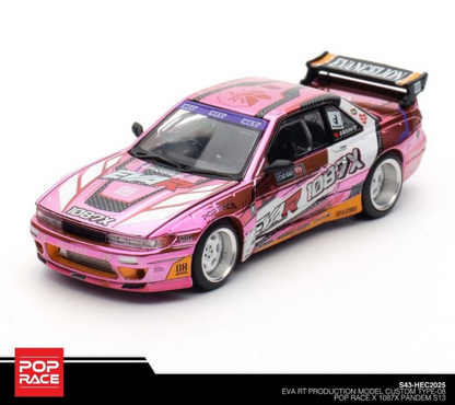Pop Race - Pandem Silvia (S13) EVA RT Production Model Type-08 - 1:64 Scale