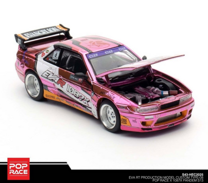Pop Race - Pandem Silvia (S13) EVA RT Production Model Type-08 - 1:64 Scale