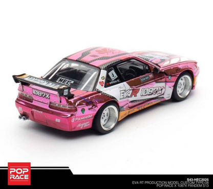 Pop Race - Pandem Silvia (S13) EVA RT Production Model Type-08 - 1:64 Scale