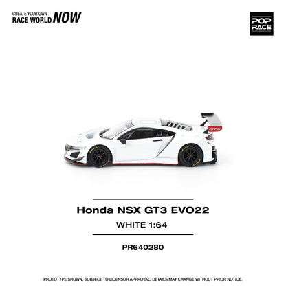 Pop Race - Honda NSX GT3 EVO22 (White)