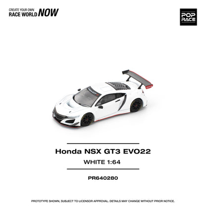 Pop Race - Honda NSX GT3 EVO22 (White)
