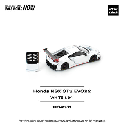Pop Race - Honda NSX GT3 EVO22 (White)