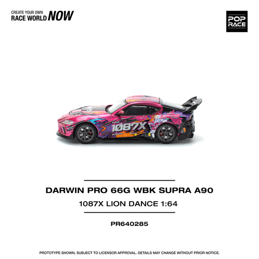 Pop Race - Toyota Supra (A90) Darwin Pro 66G WBK #1087 - 1:64 Scale