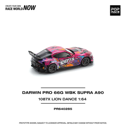 Pop Race - Toyota Supra (A90) Darwin Pro 66G WBK #1087 - 1:64 Scale