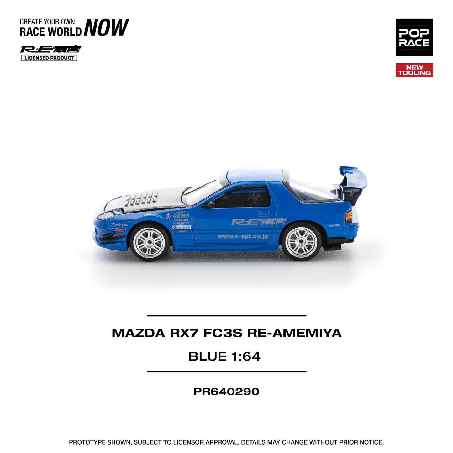 Pop Race - Mazda RX-7 (FC3S) Re-Amemiya (Blue)