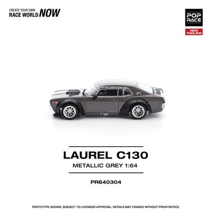 Pop Race - Nissan Laurel C130 (Metallic Grey)