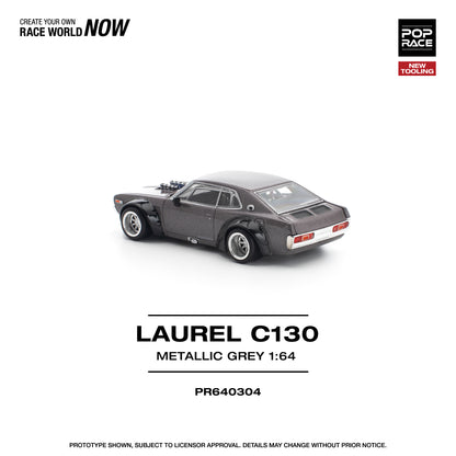 Pop Race - Nissan Laurel C130 (Metallic Grey)
