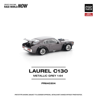 Pop Race - Nissan Laurel C130 (Metallic Grey)