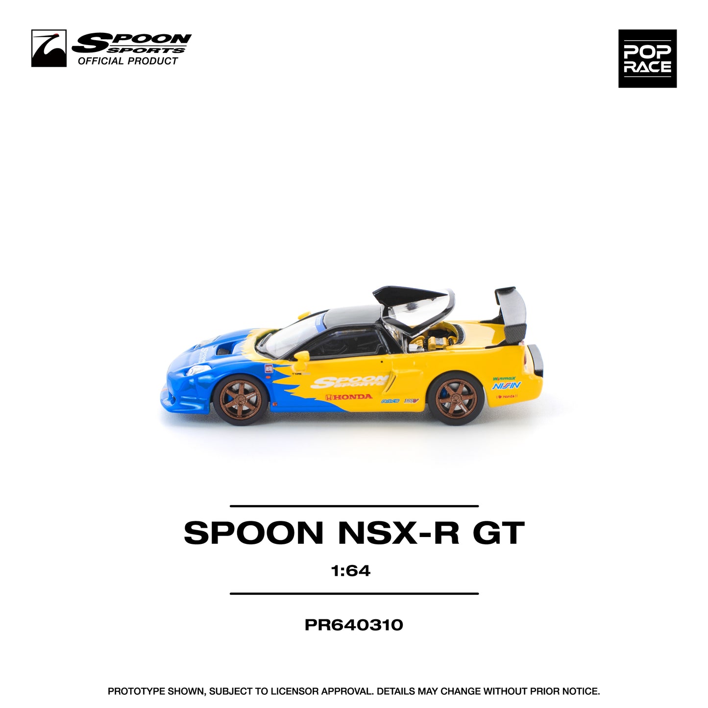 Pop Race - Honda NSX-R GT 'Spoon' - 1:64 Scale