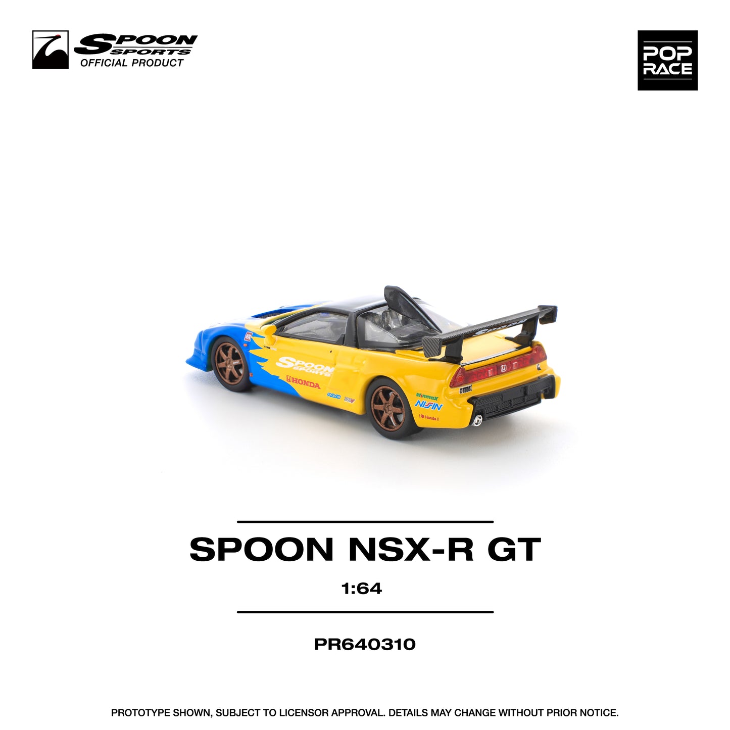 Pop Race - Honda NSX-R GT 'Spoon' - 1:64 Scale