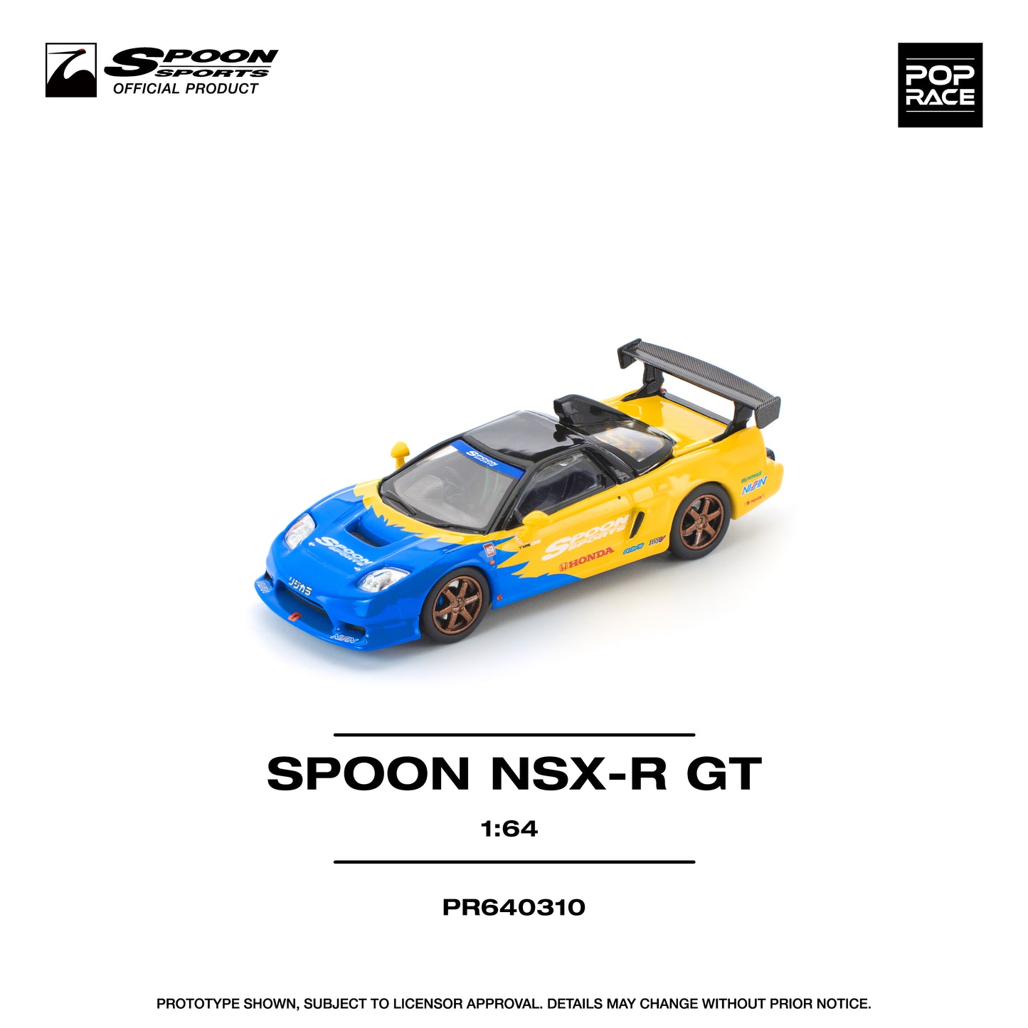 Pop Race - Honda NSX-R GT 'Spoon' - 1:64 Scale