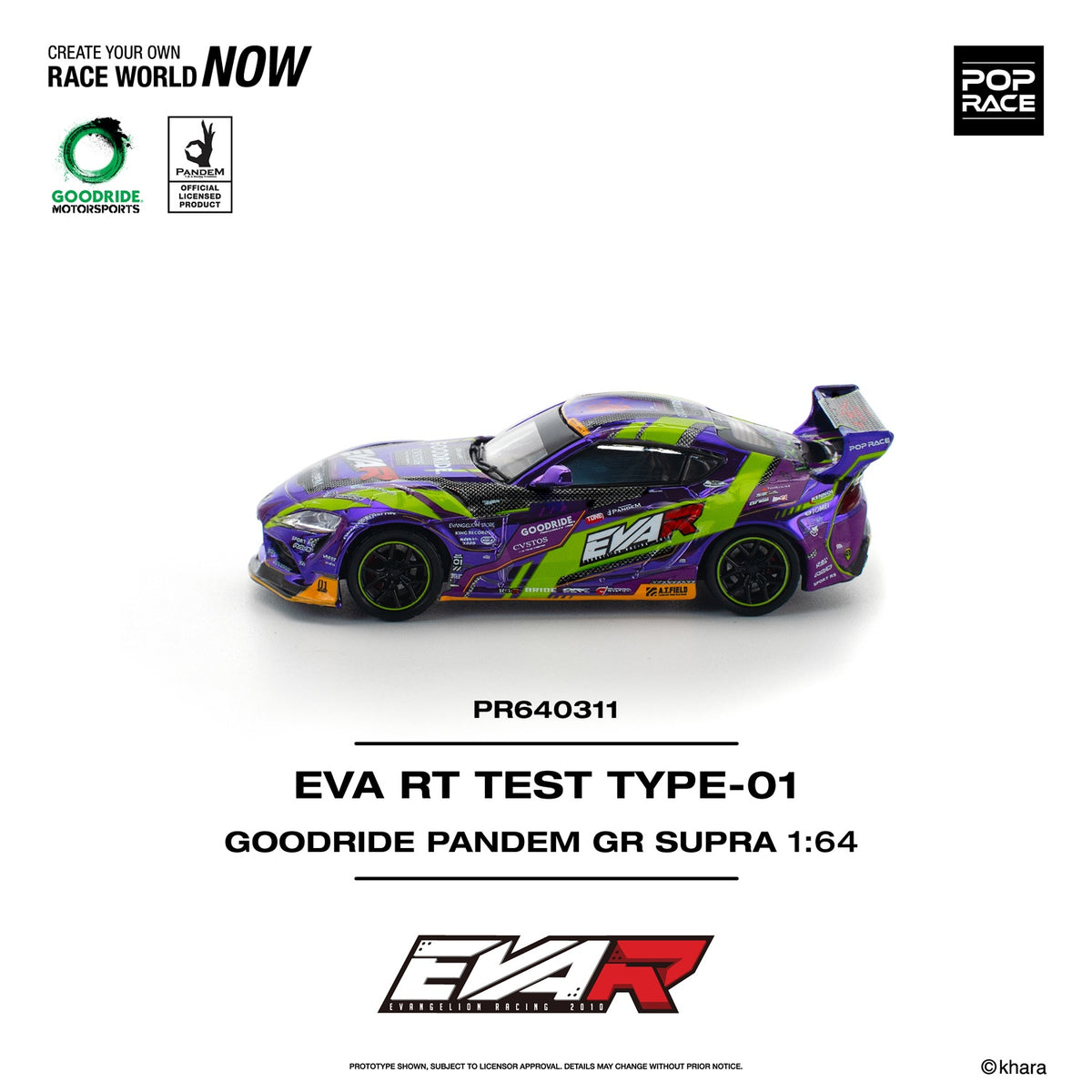 Pop Race - Toyota Pandem Supra EVA RT Test Type-01