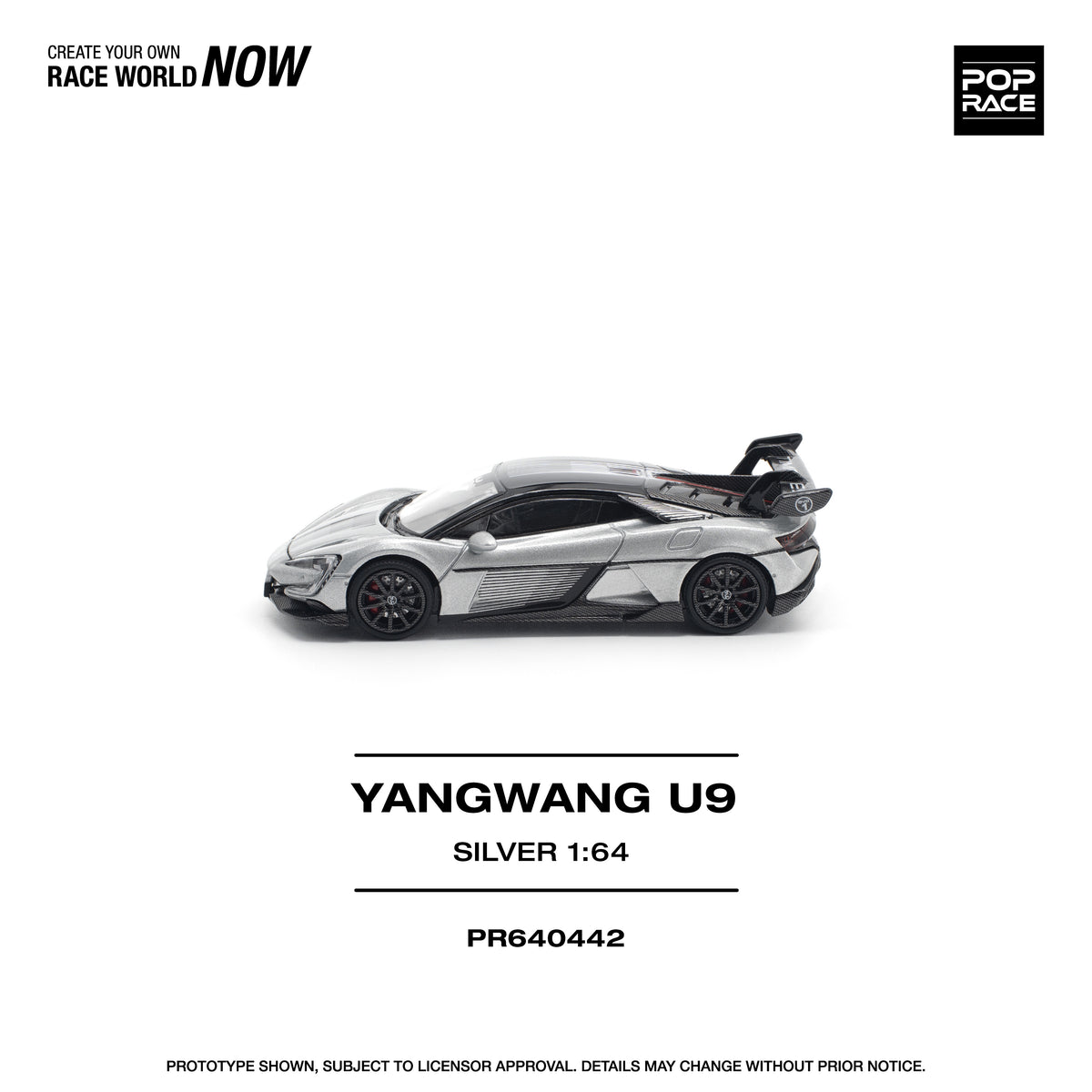 Pop Race - BYD Yangwang U9 (Silver)