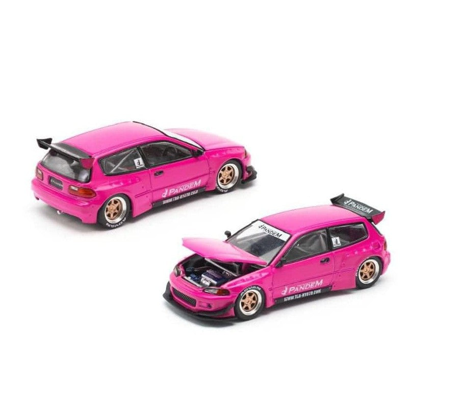 Pop Race - Honda Pandem Civic EG6 'Enigma' (Pink)