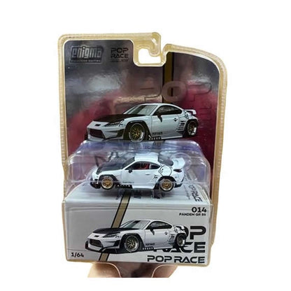 Pop Race - Toyota Pandem GR86 'Enigma' (Crystal Pearl White)- 1:64 Scale