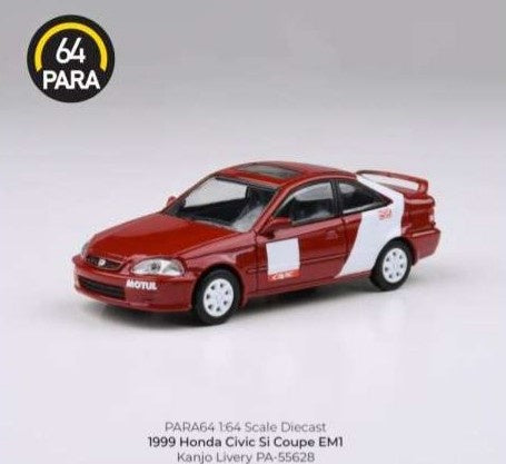 Para64 - Honda 1999 Civic Si Coupe EMI 'Kanjo' Livery - 1:64 Scale