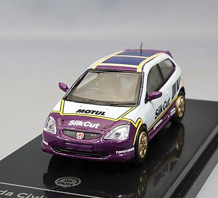 Para64 - Honda 2001 Civic Type R EP3 'Silk Cut' - 1:64 Scale
