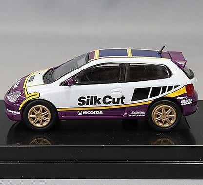 Para64 - Honda 2001 Civic Type R EP3 'Silk Cut' - 1:64 Scale