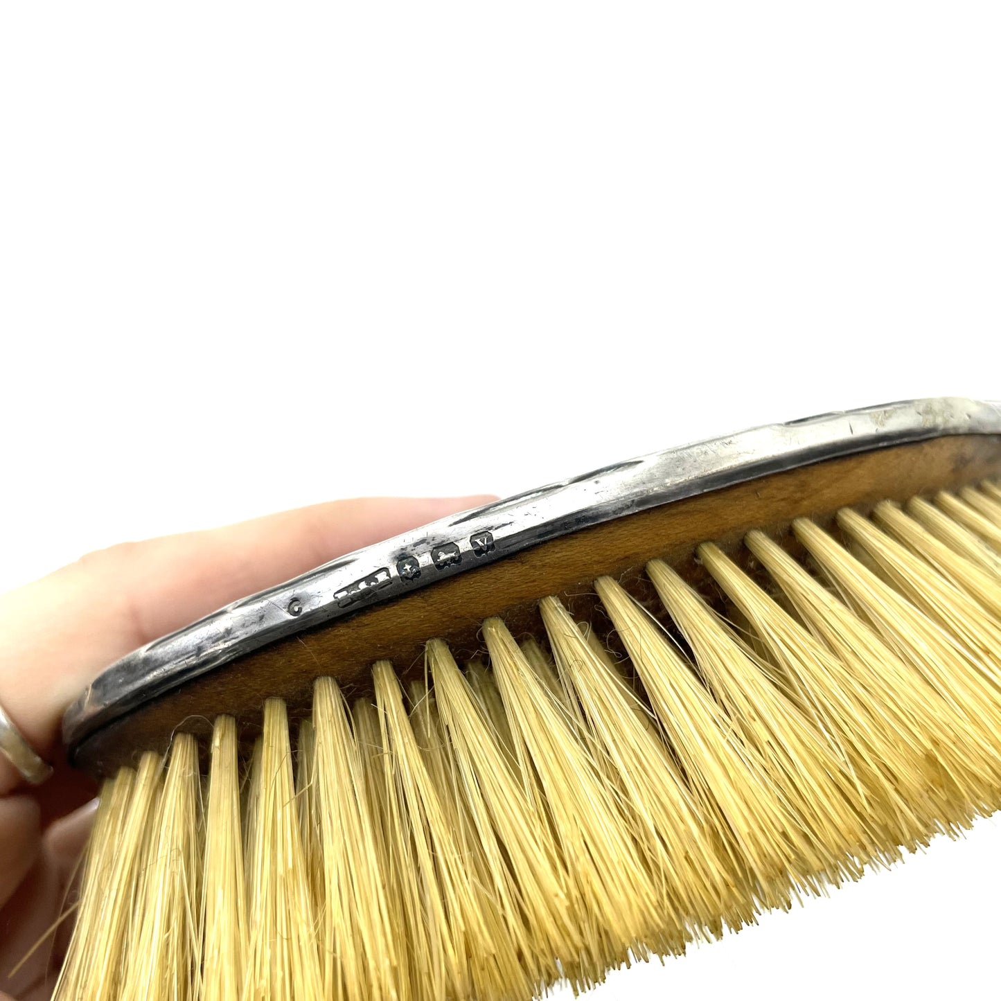 Sterling Silver & Tortoiseshell Brush - 23cm