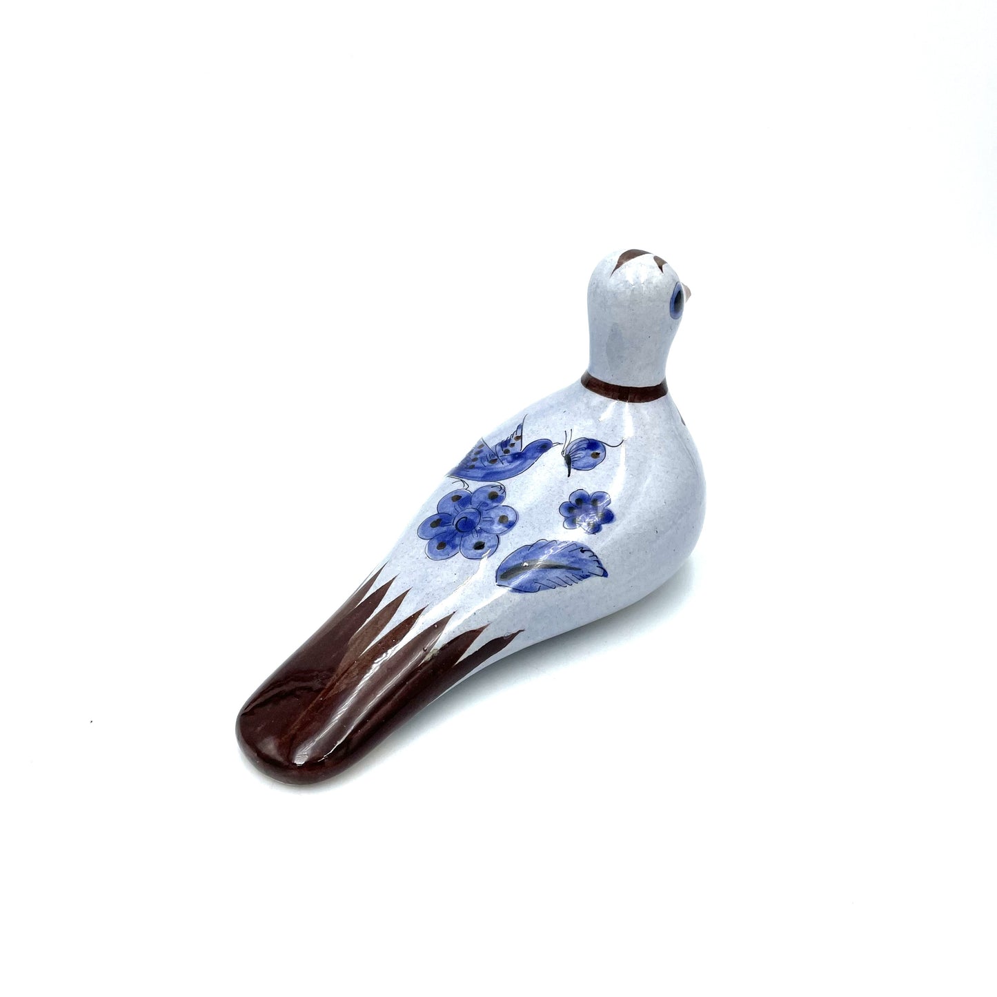 Signed Hand Painted Mexican Pottery Dove - 20cm