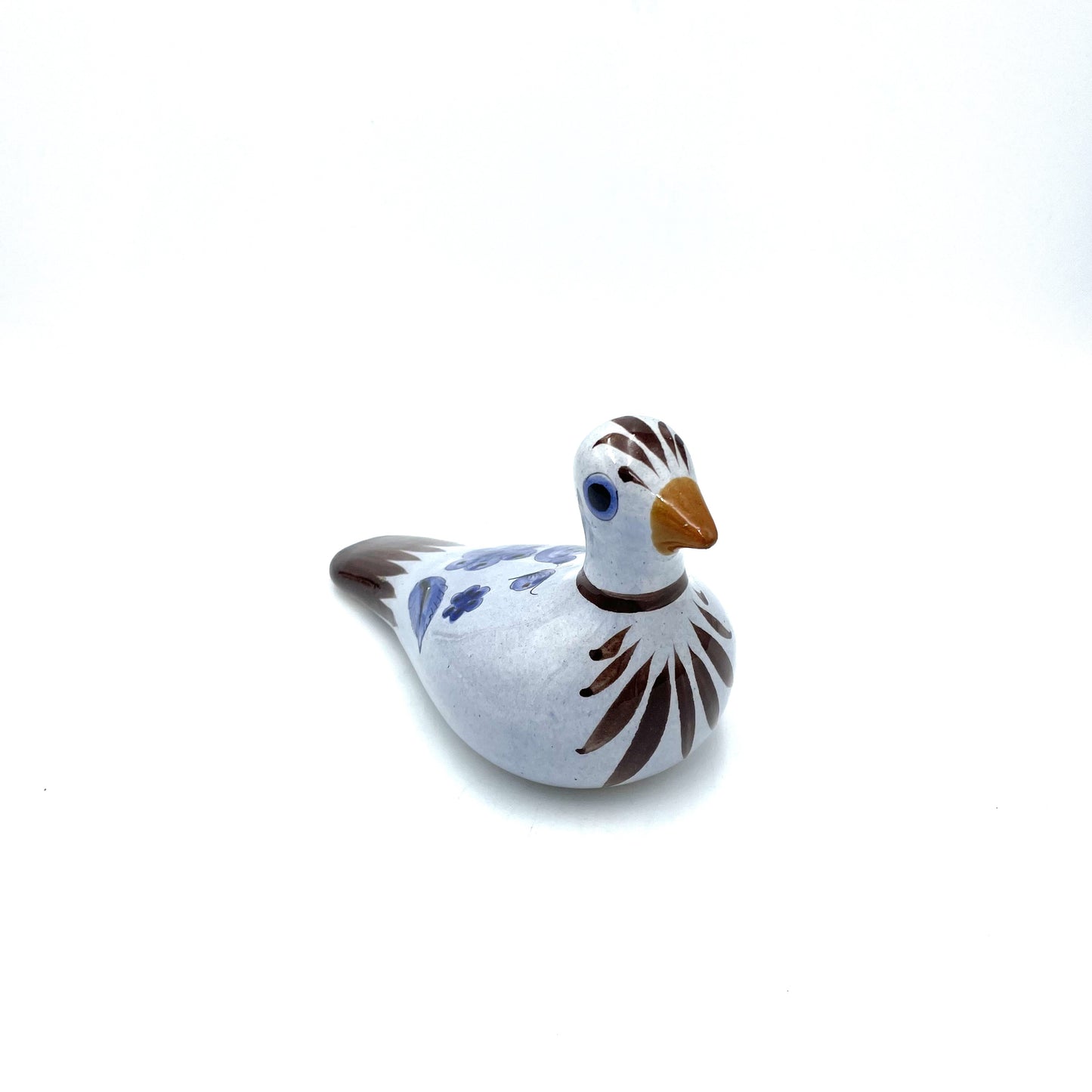 Signed Hand Painted Mexican Pottery Dove - 20cm