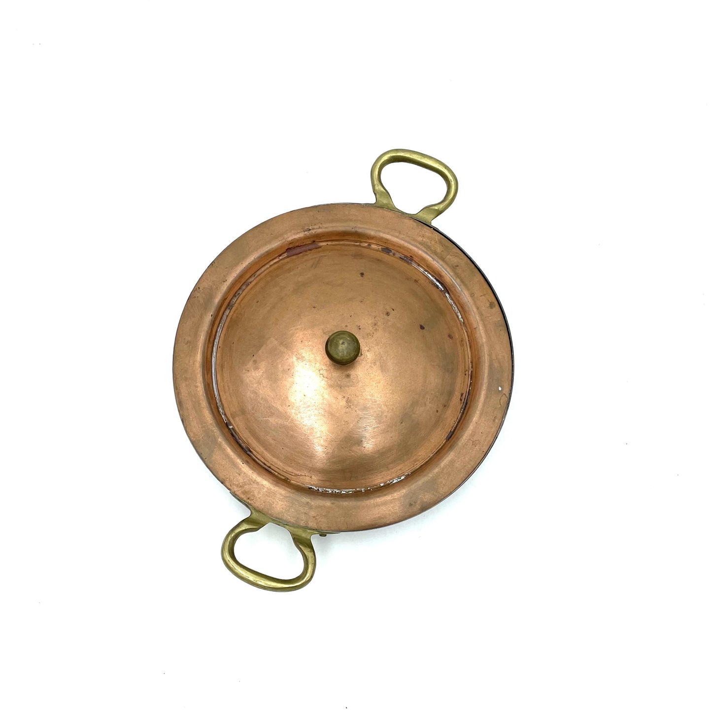 Shallow Copper Plated Pot/Fry Pan - 26cm