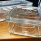 Vintage Glass Electrolux Fridge Container Pair