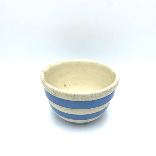 Vintage Bakewells Sydney Blue & White Pudding Bowl - 13cm