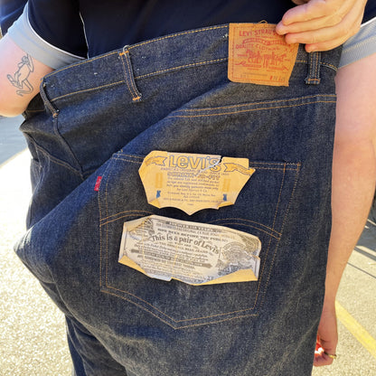 Giant Vintage Levi's 501 Shrink to Fit Store Display Jeans