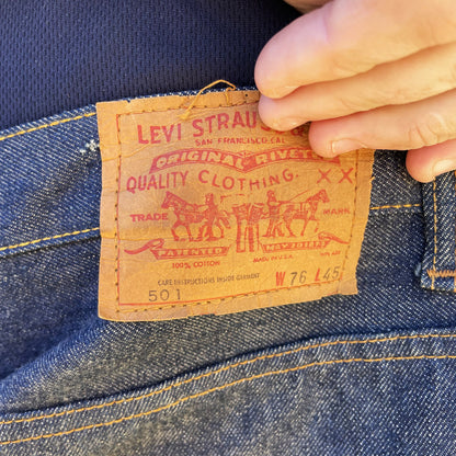 Giant Vintage Levi's 501 Shrink to Fit Store Display Jeans
