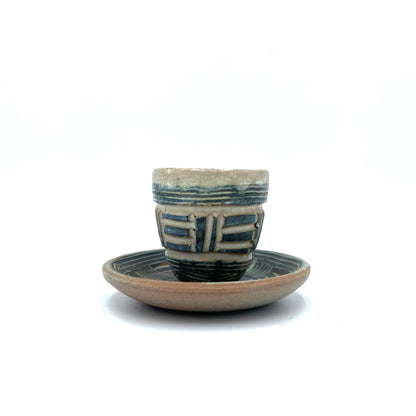 Puerto Rican Pottery Cup and Saucer